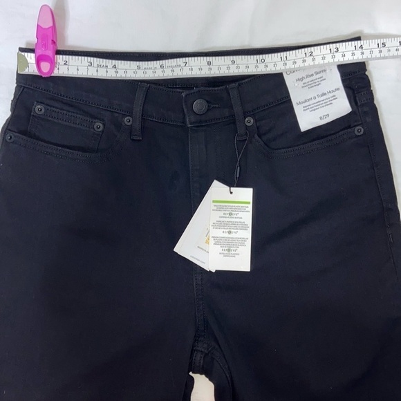 Women’s Calvin Klein skinny high‎ rise black Jeans Sz 8 - Picture 5 of 12